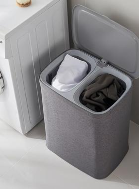 严选布艺脏衣篮家用带卫间脏衣服收纳筐提手生脏篓衣杂物收70498/