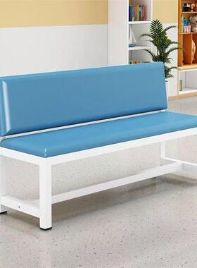 长椅椅诊所候沙发靠背健身房休等息区餐椅长条凳条医院联排输al12