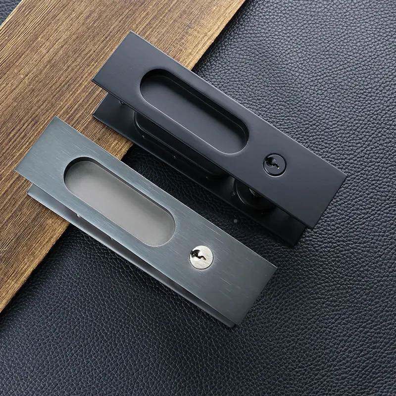 不锈推拉移门趟钢门锁室内台厨房卫生间带钥匙阳动移RSL-604S滑门