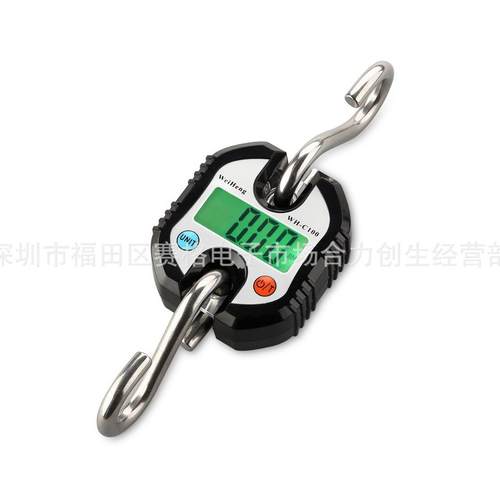 威衡C100150gk电子吊钩称3C1000斤便携式吊电子手提0秤双向拆卸