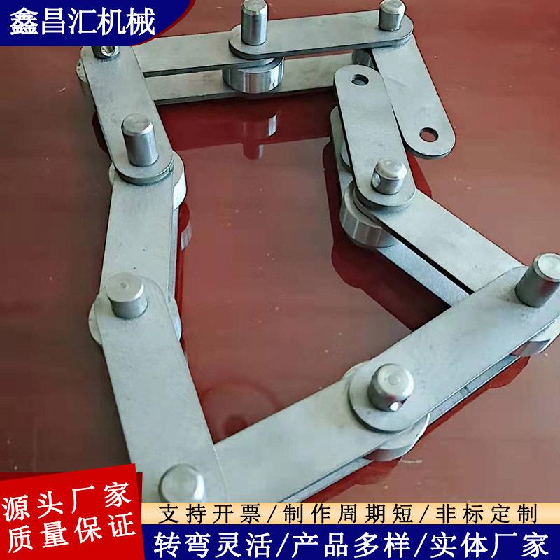 海带烘干加长轴不锈钢滚子链清洗机输送链链板传动生产链条