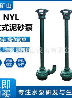 NYL立式泥沙泵泥浆泵3寸船用吸沙泵河道水塘清淤泵