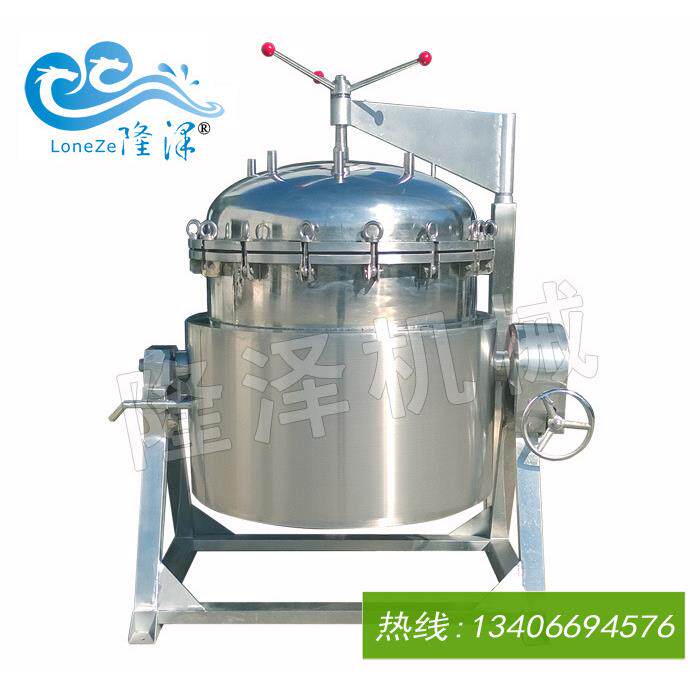 煮粽子的设备多少钱高温高压蒸汽加热可倾蒸煮锅粽子煮锅