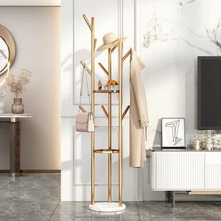 衣架落地卧室挂衣架衣帽架家用架子客厅衣服架轻奢晾简易铁艺悟品