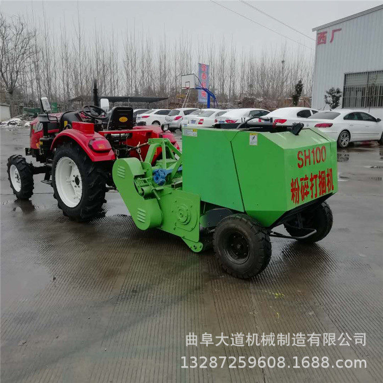 收获型秸秆打捆机收割秸秆捆草机圆包圆捆打捆机