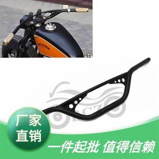 哈雷883戴娜系列巡航太子车改装 25mm通用龙头车把手把 复古22mm
