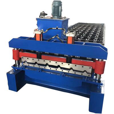 新型压瓦机全自动单层压瓦机全自动双层压瓦机840单板彩钢瓦设