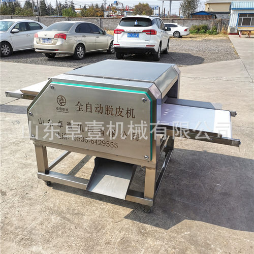 宰鸡流水线设备鸡脖子去皮机家禽屠宰流水线用鸡腿鸡胸扒皮机器