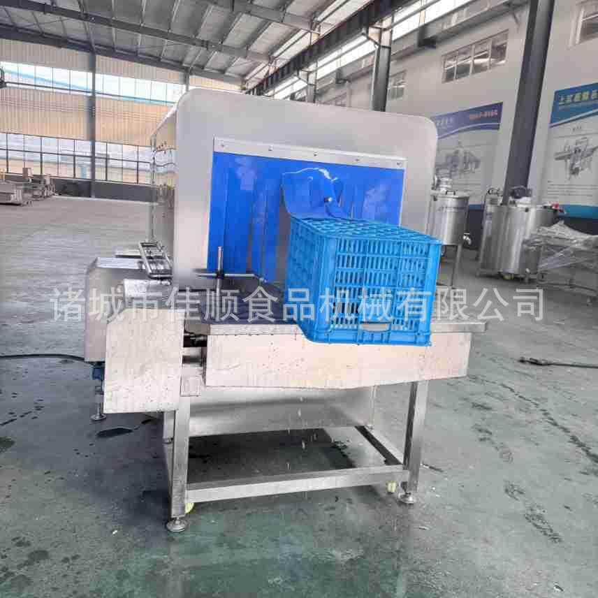 小型隧道洗筐机带高压喷淋塑料托盘洗筐机周转筐加热清筐机清洗机