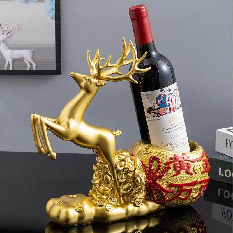 创意鹿红酒驾摆件家居客厅酒柜电视柜玄关书柜办公室桌面装饰品,3C数码配件,其它配件,淘宝优惠券,粉丝福利购,淘宝优惠卷
