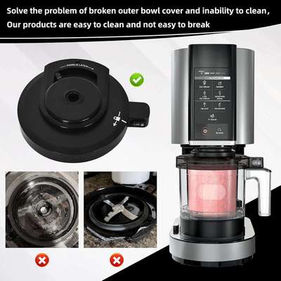 适用Ninja冰淇淋机外碗盖兼容Ninja NC299AMZ/NC301/NC300/NC201