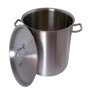 不锈钢桶汤锅双耳汤煲圆形桶米桶复合底配盖直径32cm