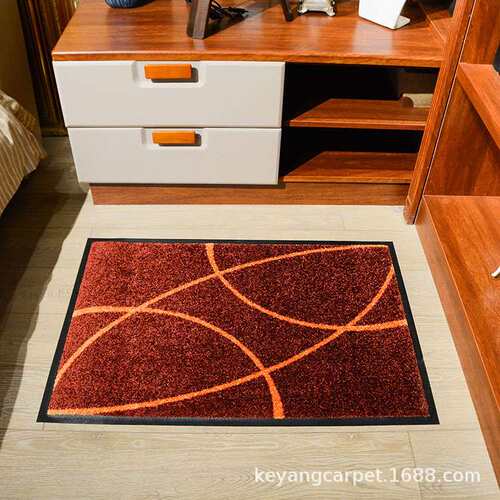 科洋简约尼龙印花橡胶地毯 居家办公酒店商场地垫Door mat