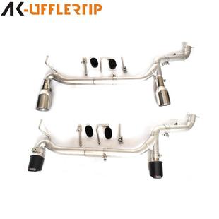 双边单出四出不锈钢碳纤维尾喉后唇 十代思域1.0T排量改装 18款