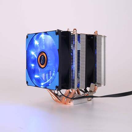 四铜管CPU散热器塔式 支持 775/115x/amd1366 2011静音CPU风扇