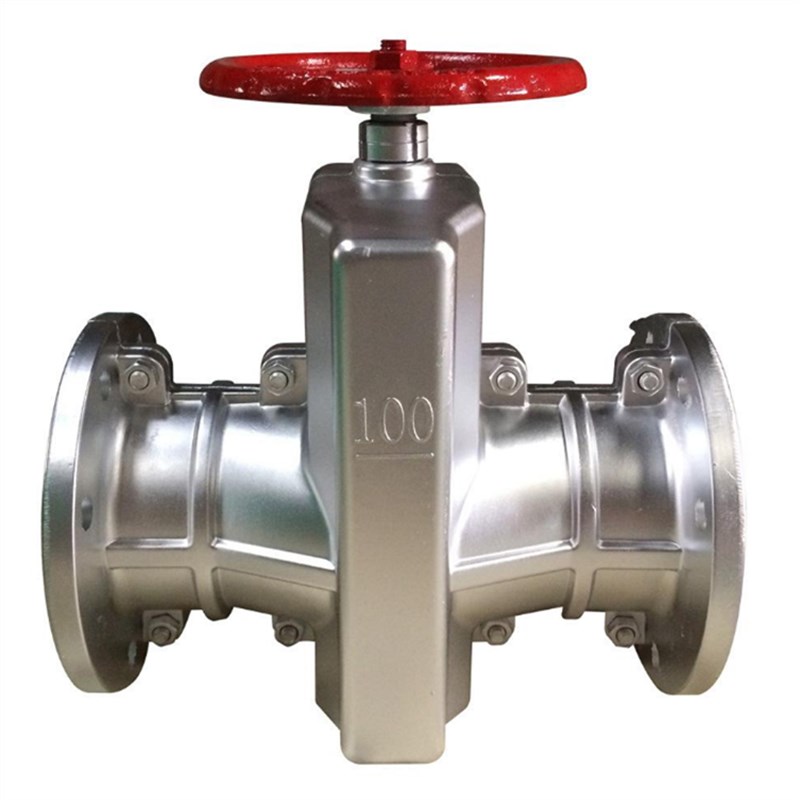 GJ41X-10L铝合金/铸铁管夹阀胶管阀耐腐蚀耐酸碱排泥浆排矿渣粉尘