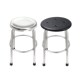 金扎特不锈钢四脚圆凳防静电实验室车间流水线员工矮凳工厂工作凳