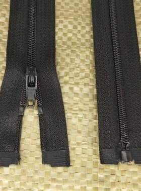 180CM超长5/3号黑色开尾尼龙拉链脱卸羽绒服内胆拉锁DIY服装辅料