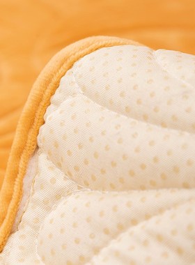 法兰绒冬季加厚毛绒沙发垫子橙色防滑坐垫冬天款沙发套罩橘色盖巾