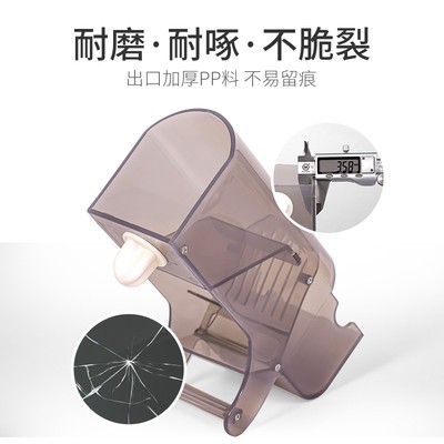 鸟食盒鹦鹉自动喂食器鸟食罐下料器玄凤虎皮牡丹大号防洒溅喂鸟器