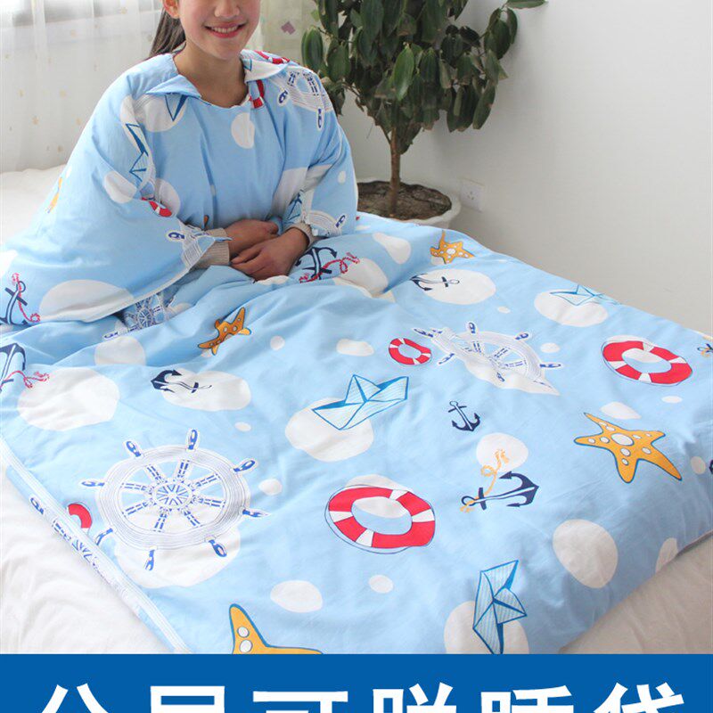 儿童睡袋大人春秋防踢被春夏季薄款初中生中大童宝宝成人室内纯棉