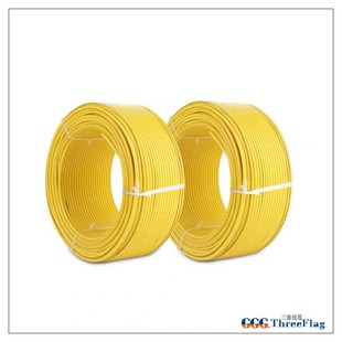 三旗电线BV6国标纯铜芯10平方阻燃家装家用16单芯25单股硬线铜线