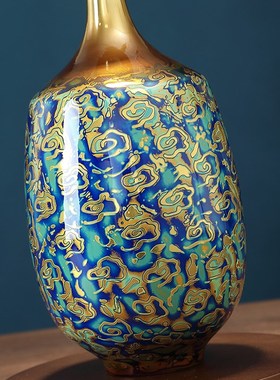 岁岁平安铜麦穗摆件入户玄关竖高新中式桌面装饰乔迁高档开业礼物