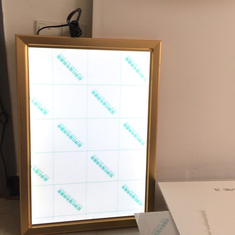 定做led超薄灯箱手机店奶茶价目表铝合金室内单面广告招牌挂墙式