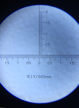 猫头鹰高清40倍放大镜刻度0.05mm便携纺织印刷工业显微镜0.02格值