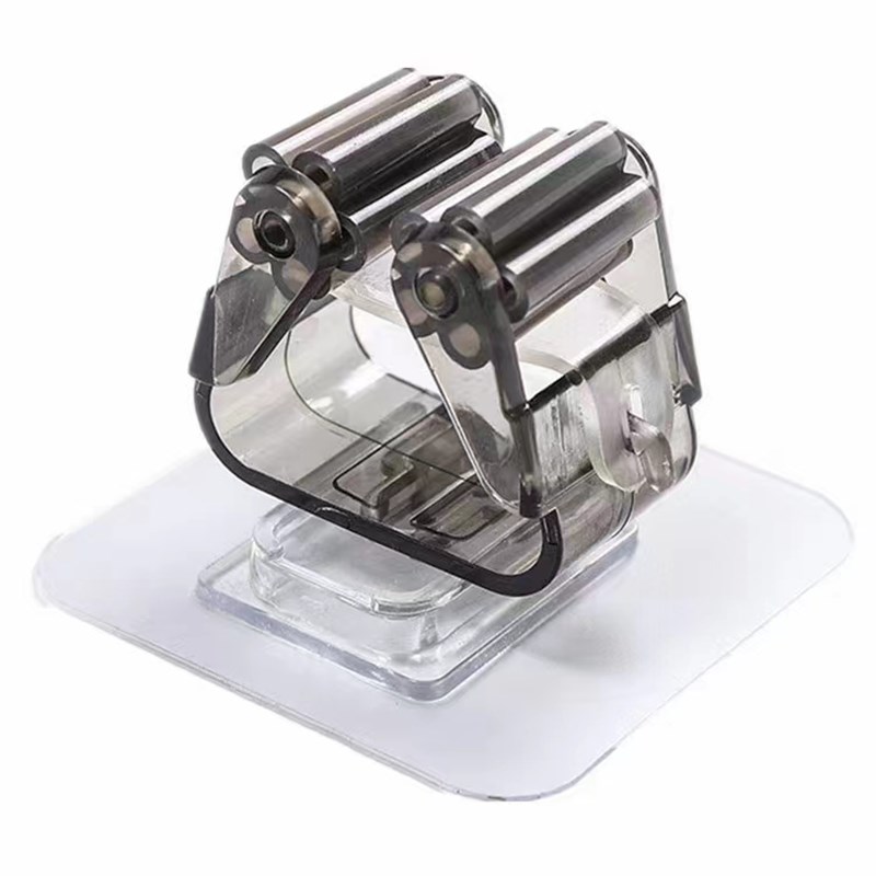 挂拖把的架免打孔放拖布夹子卡座固定卡扣卫生间墙上壁挂挂钩包邮