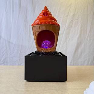 树脂鸟窝鸟屋鸟舍户外悬挂式庭院花园装饰品冰淇淋摆件树脂工艺品