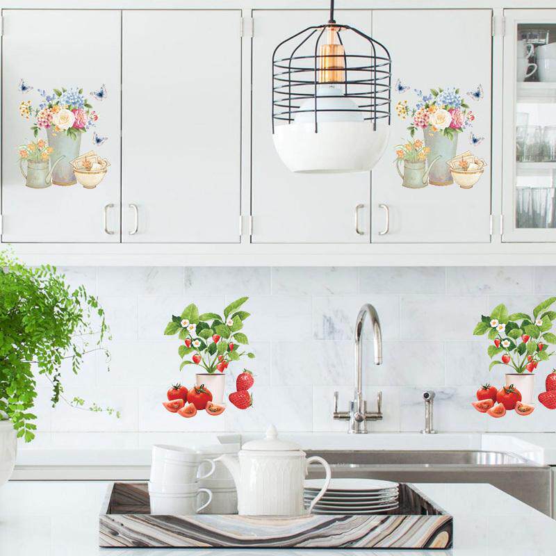 创意装饰防水瓷砖贴画卫生间眼钉贴花遮挡补洞冰箱贴纸墙厨房遮丑