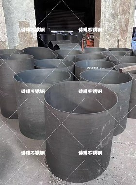 铁板卷圆钢板切割不锈钢板激光切割圆板方板圆环卷筒卷板卷桶卷管