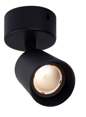 黑色led明装小射灯防眩吸顶免开孔3W5W7W客厅背景墙壁画侧装90度