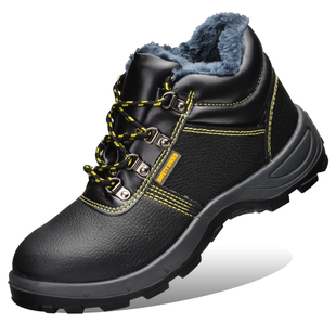 棉鞋 康轩安劳保鞋 安全鞋 防砸防刺穿钢包头电焊工保暖功能鞋 男冬季