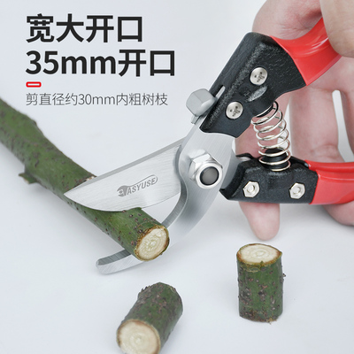 齐迈剪枝剪刀果树园艺剪园林花枝粗枝花艺剪子强力树枝修枝剪省力