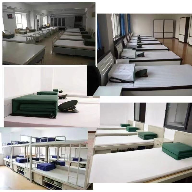 硬内务毛毡床垫制式防褶皱宿舍撑平床单神器毛毡垫褥子薄白色定制