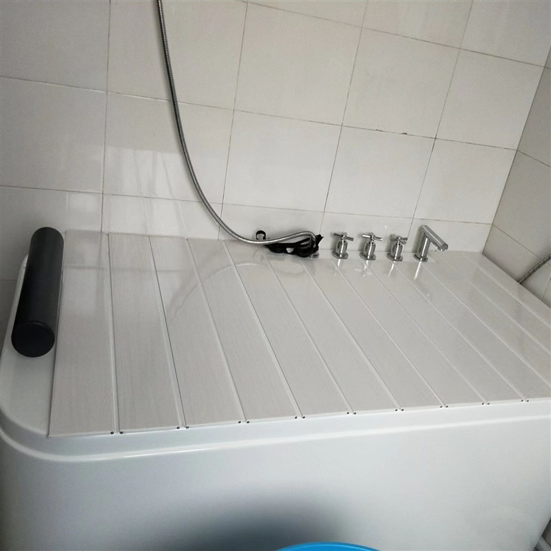 浴缸盖板折叠式保温防尘板浴室泡澡置物架浴缸盖板承重款定制