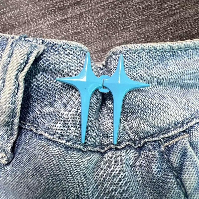 双十字可拆卸牛仔裤腰围大改小神器裙子女固定对扣裤腰收缩可调节