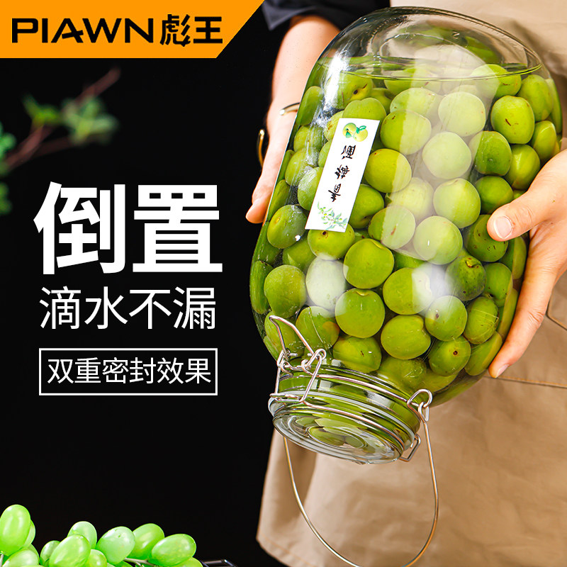 泡酒玻璃瓶家用青梅杨梅酒空瓶泡酒专用密封果酒瓶葡萄酒酿酒罐子图片