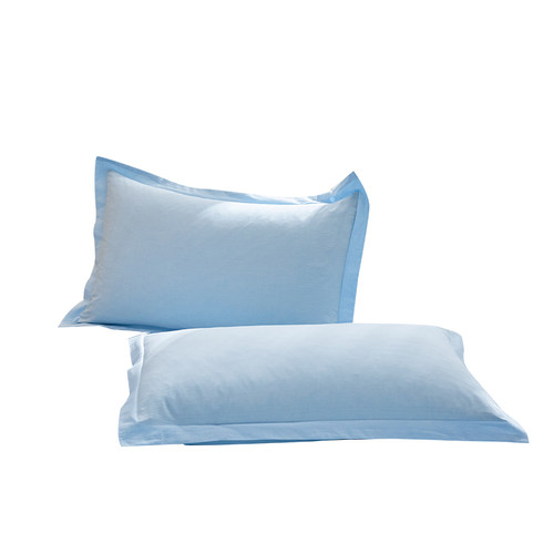 水洗棉枕套单只装纯棉枕头套4874全棉单个枕芯套男女家用1对拍2