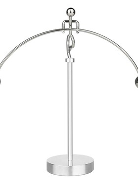 牛顿摆办公室桌创意减压不倒翁铁人平衡反重力物理小摆件混沌旋转