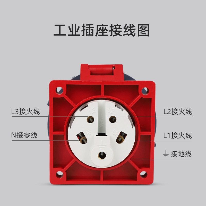 工业航空插头16a32a63a安3三4四五5芯电源防水公母对接插座连接器