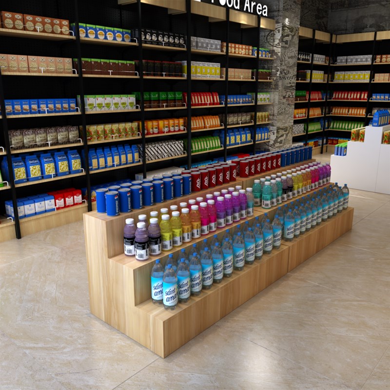 台阶型中岛柜梯形货架阶梯展示架鲜花店置物架鞋帽展架礼品展示柜