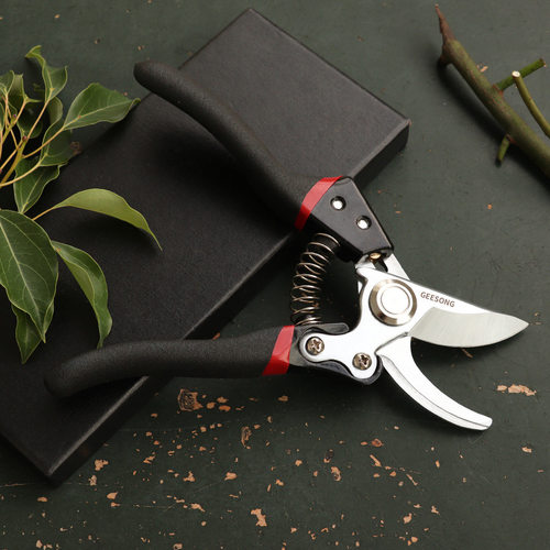 园艺剪刀修枝剪果树强力弹簧园艺园林家用花卉盆景巨正升柘荣剪刀