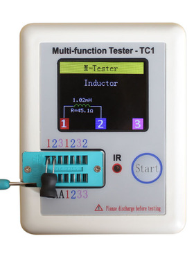 LCR-TC1 T7T4三极管MOS管晶体管测试仪图形化电容电感ESR表