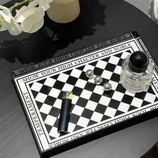 轻奢亚克力杯子收纳托盘香薰收纳置物架民宿酒店浴室洗手台收纳盘