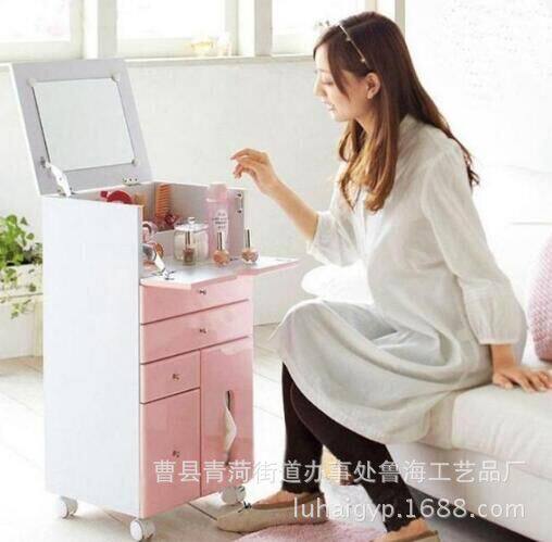 批发梳妆台现代简约实木日式梳妆柜卧室化妆桌多功能收纳柜化妆台