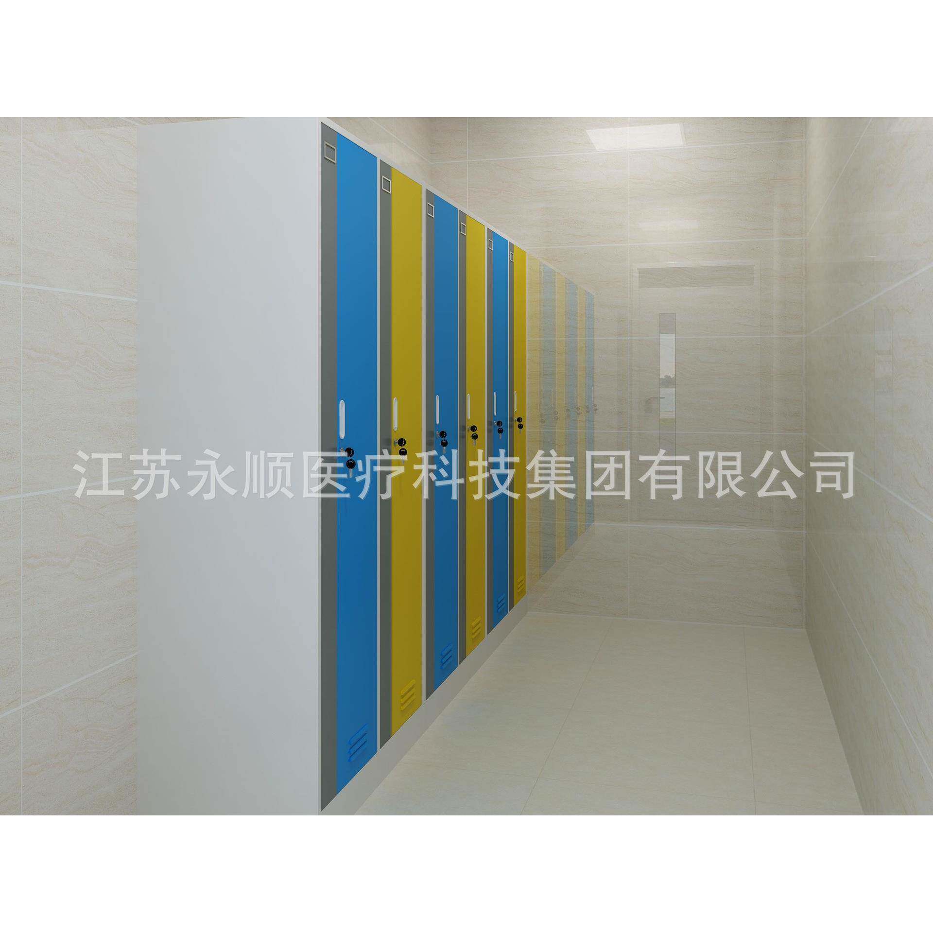 钢制更衣柜不锈钢更衣柜员工宿舍带锁收纳柜无尘车间多门储物柜