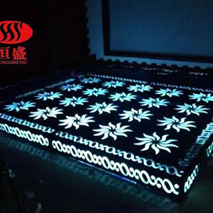 LED灯光地颤弹簧舞台全彩声控夜店酒吧炫酷蹦迪舞池升降旋转台